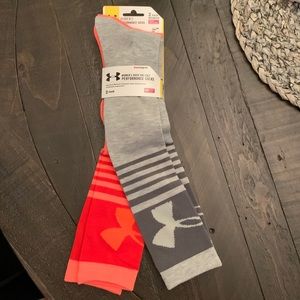 UNDER ARMOUR Women's Tall Socks - 2 pair NWT